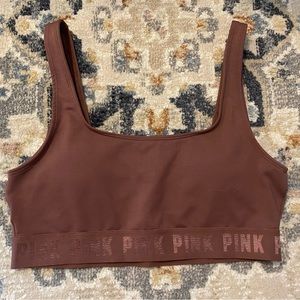 PINK Sports-bra/Swimsuit Top. Size Medium.